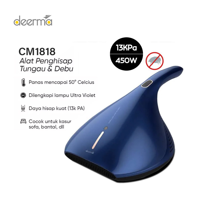Deerma Vacuum Cleaner Penyedot Debu Electric Anti-dust - CM818